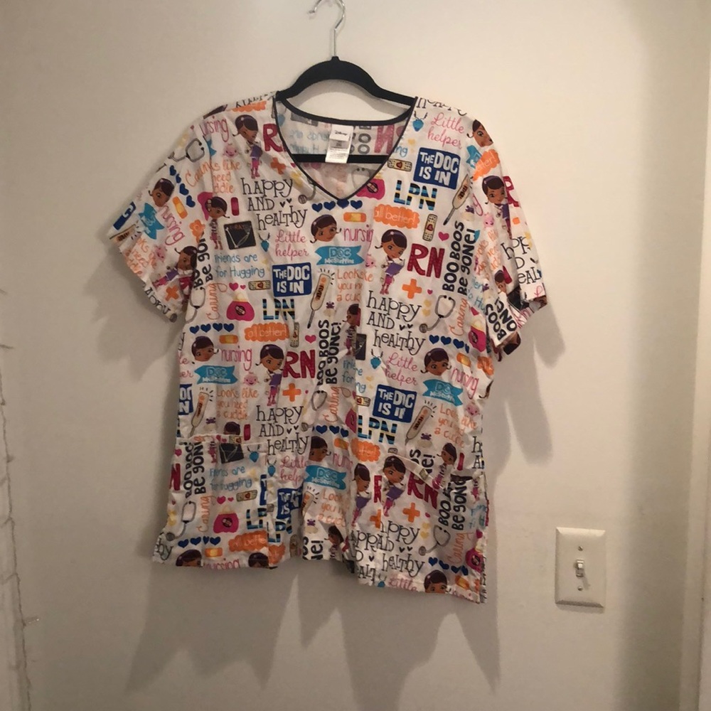 Doc McStuffins scrub top